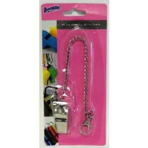 Sports Metal Whistle & Chain Case Pack 48  Sports 