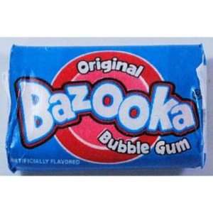  Bazooka Bubble Gum   Original Case Pack 825