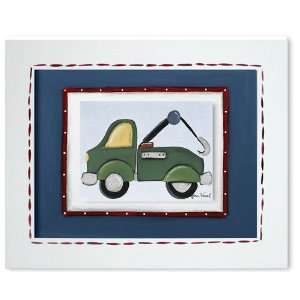  Tow Truck Framed Canvas Reproduction Baby