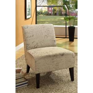  Armen Living   Darby 2124 Vintage French Fabric Chair 