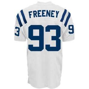 93# Freeney Indianapolis Colts White Jerseys Authentic Football Jersey 