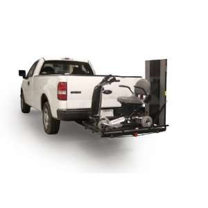   MT3050 Hitch Mounted Carrier with 4 ft. Ramp 2 .50 in. High Guard Rail