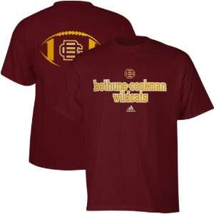  adidas Bethune Cookman Wildcats Backfield T Shirt   Maroon 