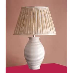 Laura Ashley Lighting   Lily cerami Collection Urn Base In Cream 