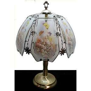  Roses and Butterflies Touch Lamp ET BFR Select Base Finish 
