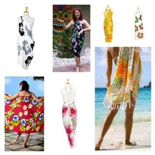  Womens Hawaiian Pareo Sarong Set by 1 World Sarongs   in 