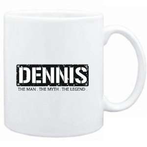  Mug White  Dennis  THE MAN   THE MYTH   THE LEGEND 
