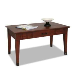  Facets Coffee Table by Leick Furniture (Merlot) (20H x 37 