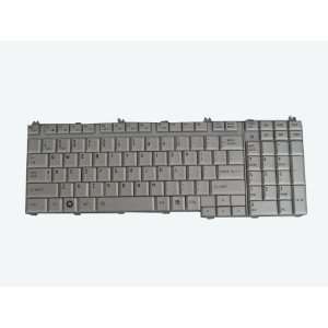  L.F. New Silver keyboard for Toshiba Satellite A500 A505 