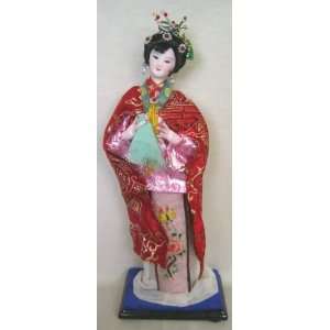  Silk Doll Figurine Chinese Ancient Beauty