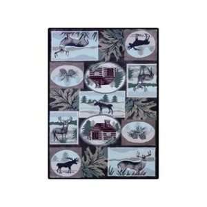   Home Decor BK745923 Wilderness Collection Area Rugs