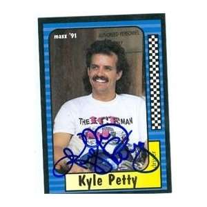  Kyle Petty autographed Trading Card (Auto Racing) Maxx 