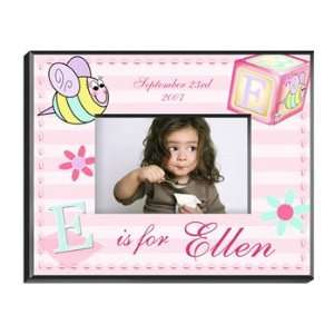  Personalized Girly Bee Frame Baby