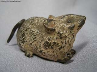 Rare Antique Vienna Bronze Mouse 19th Century  
