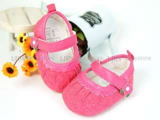 A226 new baby toddler girl pink mary jane shoes size 2 4 5  