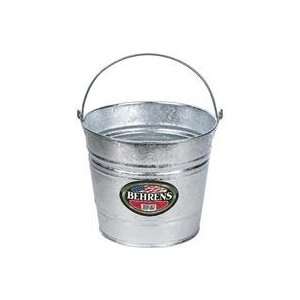  3 PACK GALVANIZED HOT DIPPED PAIL, Color STEEL; Size 8 