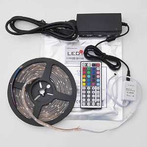 16.4 Ft RGB Color Changing Kit with LED Flexible Strip, 44 Button DIY 