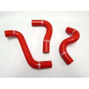  OBX Red Silicone Radiator Hose for 2007+ Toyota Yaris 