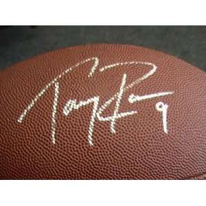 Tony Romo signed nfl football