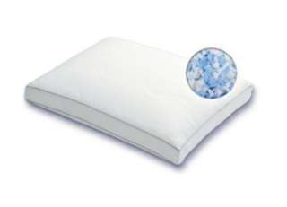   Gel Memory Foam Gusset Pillows & 100% Cotton Covers   2 pk  