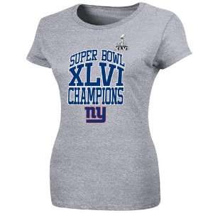   XLVI Champions Ladies We Believed T Shirt   Gray