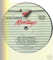 CECIL PARKER Get Up & Shake It ELECTRO FUNK DISCO 12  
