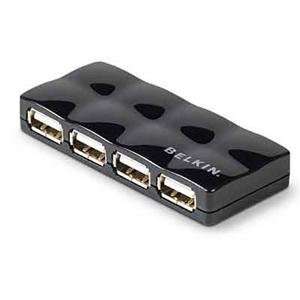  Belkin, USB 2.0 4 Port Mobile Hub Blk (Catalog Category USB 