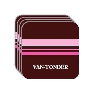  Personal Name Gift   VAN TONDER Set of 4 Mini Mousepad 