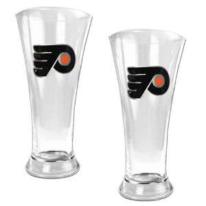   Philadelphia Flyers Set of Two Pilsner Beer Glasses