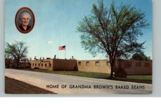 NEW YORK Grandma Browns Baked Beans Factory Old PC  