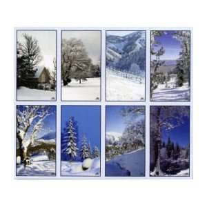 Nature Winter Custom Prayer Card 