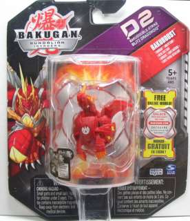 Bakugan Red Pyrus Blitz Dragonoid SEALED Drago DNA  