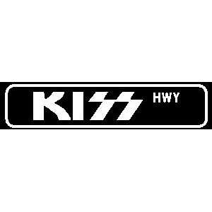  KISS HWY novelty hard rock band street sign