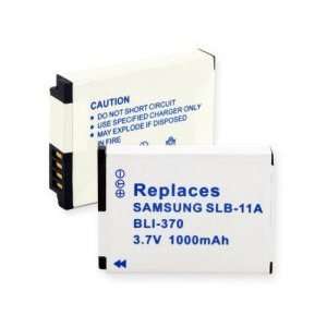  3.7V Battery For Samsung ST1000, TL 320 Replaces SLB 11A 