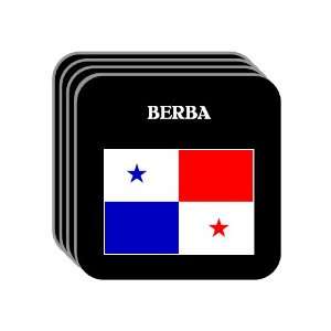  Panama   BERBA Set of 4 Mini Mousepad Coasters 