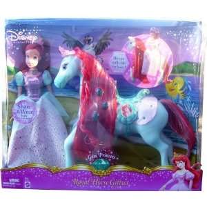  Disney Princess Royal Horse Giftset ~ Gem Princess Ariel 