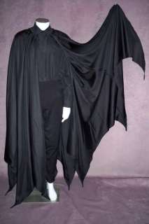 Batman CAPE Bat Man Black Cloak SuperHero Owl Very Large Small Medium 