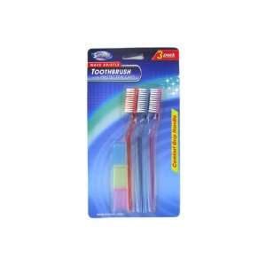  New   Wave bristle toothbrush with protective caps   Case 