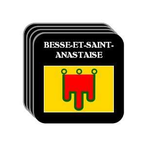 Auvergne   BESSE ET SAINT ANASTAISE Set of 4 Mini Mousepad Coasters