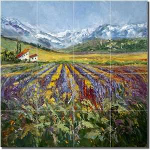  Field of Dreams by Ginger Cook   Artwork On Tile Ceramic 