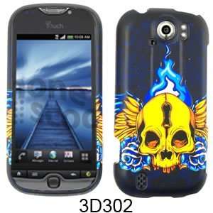   3D TATTOO SKULL WINGS BLACK CASE COVER Cell Phones & Accessories