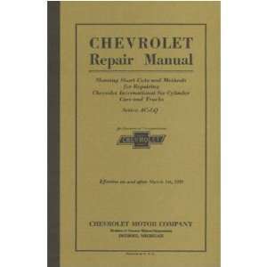  1929 CHEVROLET CAR TRUCK Shop Service Repair Manual 