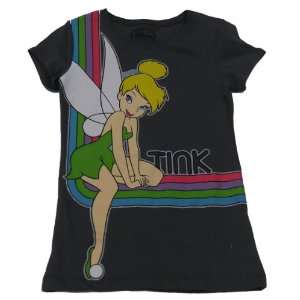  Disney Fairies Tinkerbell Short Sleeve Shirt Size 10 12 