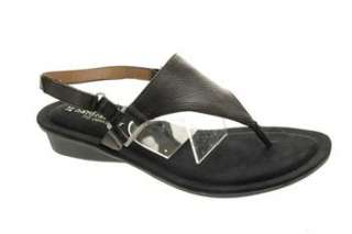 Naturalizer NEW Tipton Womens Wedges Sandals Black Wide Leather 8W 
