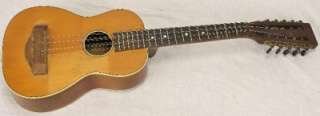  1900s Wurlitzer Tiple Tipple 10 String Ukelele Uke Guitar w/Case