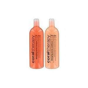  Rusk Coral Therapy Detangling Marine Shampoo & Conditioner 