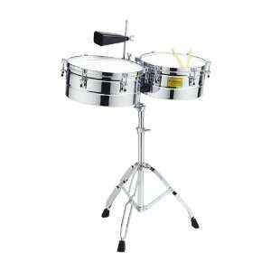  Tycoon Timbales, Chrome, 14 & 15 Musical Instruments