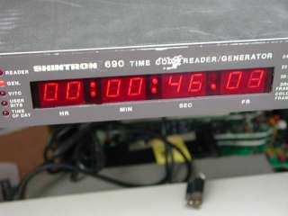 SHINTRON 690 Time Code Reader / Generator, Good Cond.  
