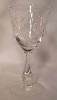 TIFFIN Crystal MONTECARLO pattern 17477 Wine Goblet  