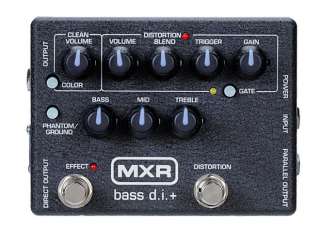 DUNLOP M80 MXR Bass D.I. Plus Distortion Guitar Effect Pedal Free 